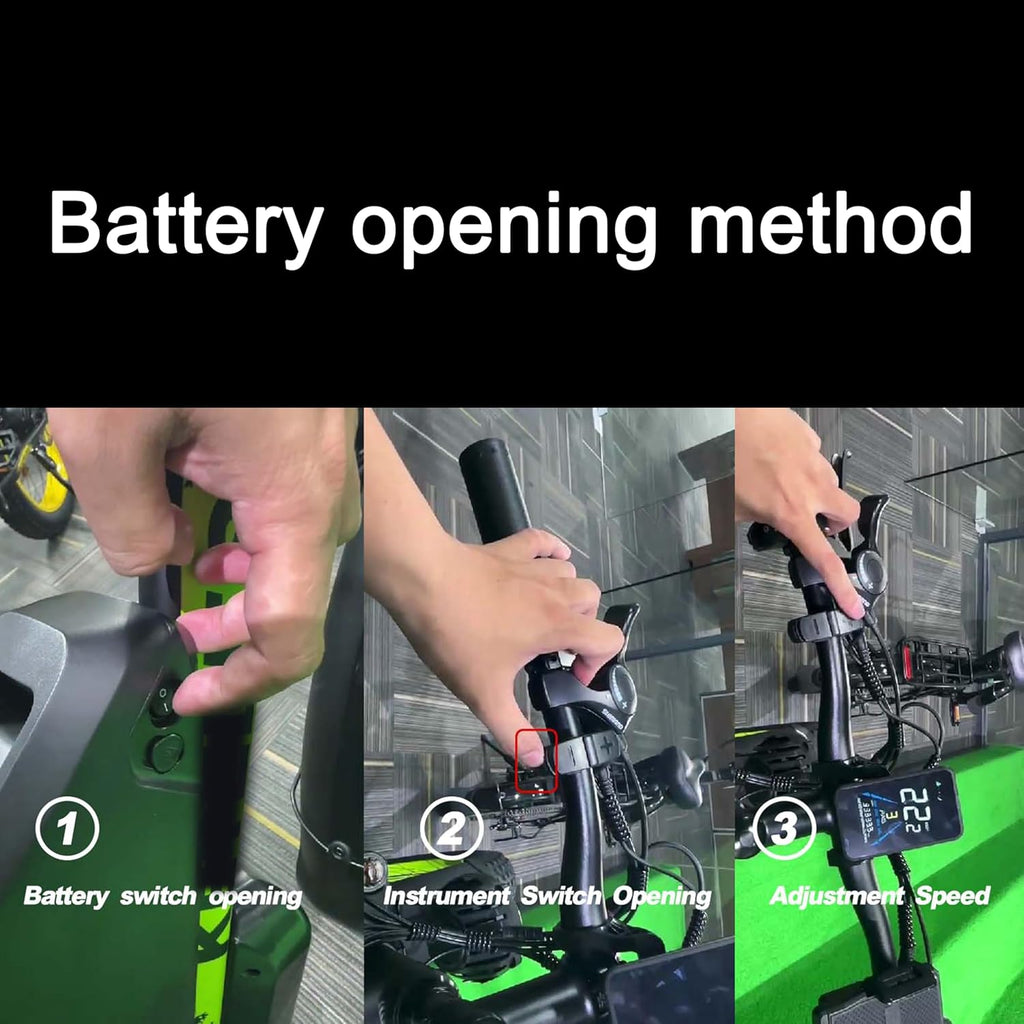 KAIJIELAISI V3 PRO Ebikes for Adults, AWD Dual Motor Ebike 38MPH Peak 6000W 26” Electric Bike Fat Tire, 52V 26AH Battery Dual Hydraulic Brake Electric Mountain Bike